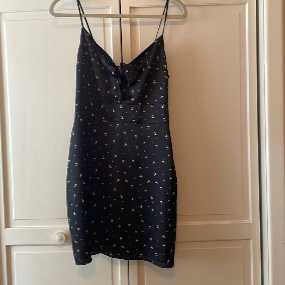 Black mini dress from Abercrombie and Fitch